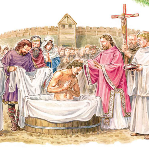 Jak Mieszko chrzest przyjmował?