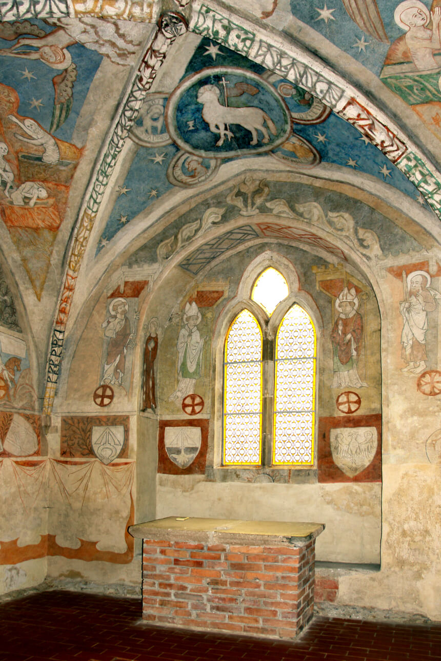 Freski w klasztorze cysterski w Lądzie (fot. Z. Szmidt)